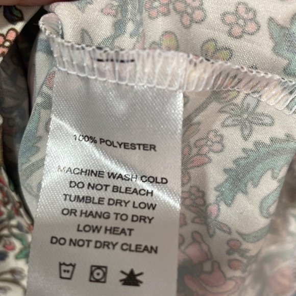 NWT Smith & Quinn Sorento Provincial Paisley Dress w/Corduroy Buttons & Cuffs - Picture 6 of 6